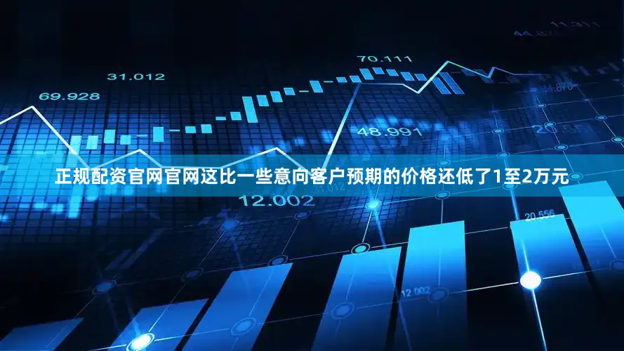 正规配资官网官网这比一些意向客户预期的价格还低了1至2万元